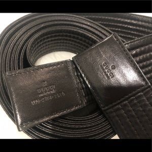 Gucci Leather Wrap Belt